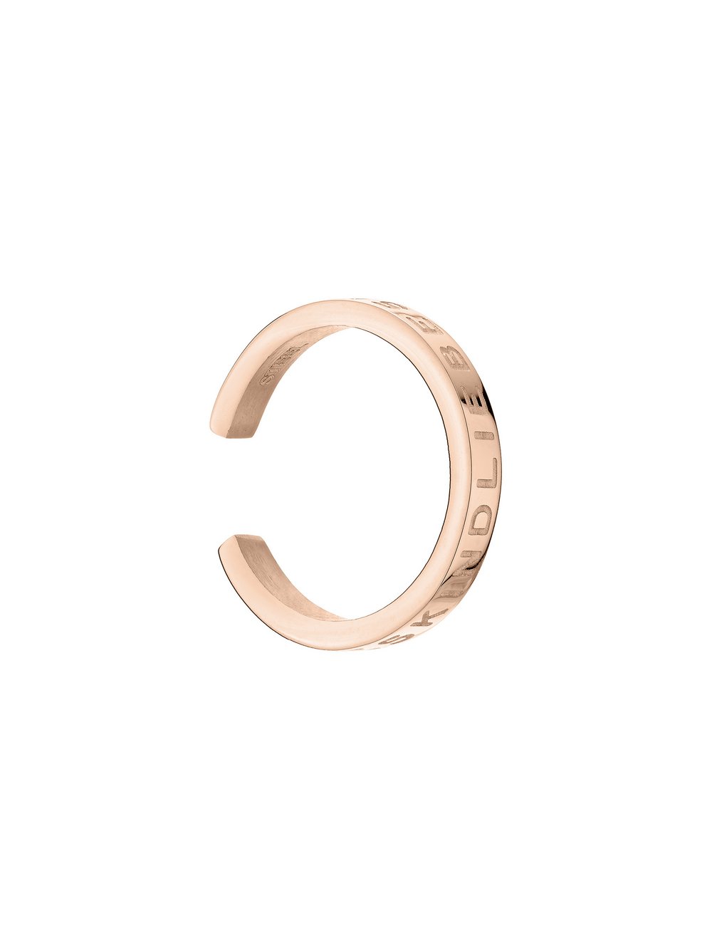 Liebeskind Berlin Ohrringe The Small Basic Logo Damen roségold, ONE SIZE Image