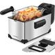 Aigostar - Ushas 30HEZ - Semi-professionelle Fritteuse, Edelstahl, 2200 Watt, 3 Liter. BPA-frei