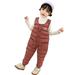 KI-8jcuD Baby Romper Jumpsuit Child Kids Toddler Toddler Baby Boys Girls Sleeveless Solid Jumpsuit Cotton Wadded Suspender Ski Bib Pants Overalls Trousers Outfit Clothes Baby Boy Short Sleeve Romper
