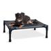 Original Pet Cot Elevated Pet Bed, 17" L X 22" W, Charcoal, Small, Black