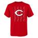 Youth Red Cincinnati Reds Letterman T-Shirt