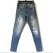 American Eagle Outfitters Jeans | American Eagle Distressed Skinny Jean Jeggings 2 | Color: Blue | Size: 2