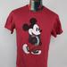 Disney Shirts | Disney Mickey Mouse Mens Red Medium Short Sleeve Tshirt | Color: Red | Size: M