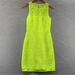 J. Crew Dresses | J. Crew Collection Neon Yellow Lace Sheath Dress | Color: Yellow | Size: 4