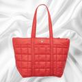 Michael Kors Bags | Michael Kors Sterling Small Quilted Tote, Nwt | Color: Red | Size: 6.50 X 13.50 X 9.25 Inches