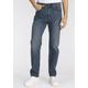 Straight-Jeans LEVI'S "505" Gr. 30, Länge 32, blau (feel the music) Herren Jeans Straight Fit