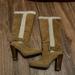 Michael Kors Shoes | Michael Kors Sherpa Lined Block Heel Boots | Color: Tan | Size: 7 1/2 M