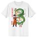 Unisex BIOWORLD White Dragon Ball Z Goku T-Shirt