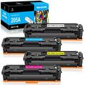 LeciRoba 205A for HP 205A CF530A CF531A CF532A CF533A Toner Cartridges for HP Color LaserJet pro MFP M180 M180n M180nw M180fw M181 M181n M181fw HP Color LaserJet pro M154A M154NW Printer (4-Pack)