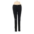 En Jean Jeggings - Mid/Reg Rise Skinny Leg Denim: Black Bottoms - Women's Size 7 - Black Wash