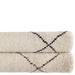 Brown/White 96 x 30 x 0.75 in Area Rug - Dash and Albert Rugs Numa Geometric Hand-Knotted Area Rug in Brown/Ivory | Wayfair DA1928-258