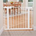 Safety 1st Easy Install Walk-Through Safety Gate Metal in White | 28 H x 38 W x 1 D in | Wayfair GA105WHOA1