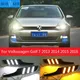 Couvercle antibrouillard LED pour voiture feux diurnes DRL accessoires ABS 12V Volkswagen Golf