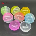 Capsules de jouets en plastique PP boule surprise ronde colorée semi-transparente verrouillage