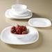 Gibson Hokku Designs Glass Dinnerware Set - Service for 6 Glass in White | Wayfair 131711.18R