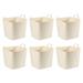 Life Story Tub Basket 6.6 Gal Plastic Storage Tote Bin W/Carry Handles (6 Pack) Plastic | 14 H x 13.5 W x 14.5 D in | Wayfair 6 x Tub 25L Tan