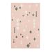 Green/Pink 72 x 48 x 0.41 in Area Rug - Corrigan Studio® Rectangle Kerrah Geometric Machine Tufted Area Rug in Pink/Green | Wayfair