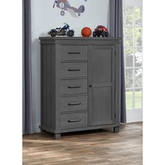 Soho Baby Hampton Chifferobe Wood in Gray | 55 H x 44 W x 19 D in | Wayfair 43045210