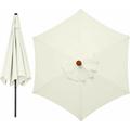 Housses de rechange pour parasol 3 mètres 6 bras Parasol de rechange pour auvent de jardin Housse