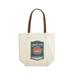 Camano Island Washington Dungeness Crab Vintage Sign Contour (Canvas Deluxe Tote Bag Faux Leather Handles & Zip Pocket)