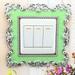 wofedyo Home & Kitchen Home Switch Cover Square Shape Switch Wall Light Socket Stickers Room Decor Mg Mint Green 16*16*1