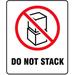 ZoroSelect 3 x 4 White Shipping Labels Do Not Stack Pk500