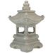 Northlight 13.5 Dark Gray Pagoda Outdoor Garden Statue