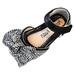 Fashion Spring And Summer Girls Sandals Dress Performance Dance Shoes Pearl Sequin Shiny Bow Hook Loop Light Kids Rainbow Flip Flops Girls