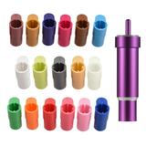 Carevas 17PCS Pen Adapter and 1PC Hosing Set Marker Holder Replacement for Sharpie / / / Sakura / Pilot / Pentel / Paper Mate / Mitsubishi uni-Ball Compatible with Cricut Explore Air 3Air 2AirMake