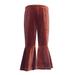 Girls Toddler Pants Ruffle Girls Bell-Bottoms Flare Trousers Pants Bottom Bell Baby Girls Pants Little Girls Sweatpants