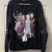 Disney Tops | Disney Frozen Women’s Sweatshirt Size Xxl | Color: Black/White | Size: Xxl