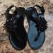 Coach Shoes | Coach Hilda Thong Sandals (Sz. 7b) | Color: Black | Size: 7