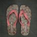 Coach Shoes | Coach Women’s Zak Flip Flops Size 6w | Color: Tan | Size: 6
