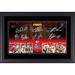 Kansas City Chiefs Facsimile Signature Framed 10" x 18" Super Bowl LVII Champions Panoramic Photograph