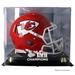 Kansas City Chiefs Super Bowl LVII Champions Golden Classic Helmet Logo Display Case