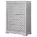 Rosdorf Park Jatavion 5 Drawer 36.5" W Chest Wood in Gray | 51.5 H x 36.5 W x 18.5 D in | Wayfair D4DE1CD294D440B383EE4728A5D38CEB