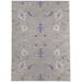 Light Gray/Blue Rectangle 9' x 12' Kitchen Mat - KAVKA DESIGNS Shabylon Kitchen Mat 144.0 x 108.0 x 0.08 in blue/brown | Wayfair