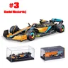 Bburago-Modèle réduit de voiture F1 McLaren MCL36 #3 Daniel Ricciardo #4 Lando Norris véhicule de