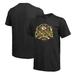 Men's Majestic Threads Black Kansas City Chiefs Super Bowl LVII Champions Luxe Foil Tri-Blend T-Shirt