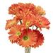 Primrue Daisy Artificial in Orange/Red | 15 H x 3 W x 3 D in | Wayfair 174E474CA5BE423F80F81D3997C5BE76