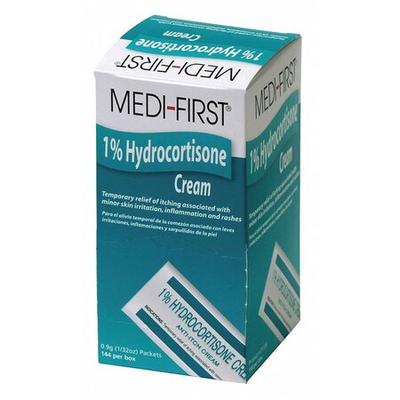 ZORO SELECT 21135 Hydrocortisone Cream,0.030 oz.,PK144