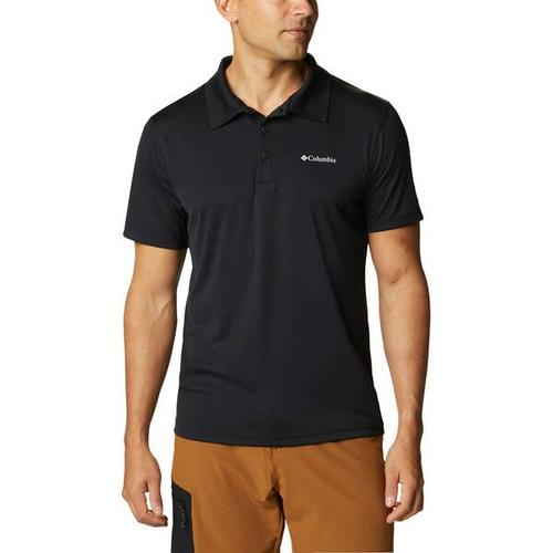 COLUMBIA-Herren-Oberteil-Zero Rules™ Polo Shirt, Größe M in Schwarz