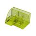 Dezsed Pen Holder School Supplies Mesh Pencil Holder Desk Organizers With 7 Compartments For Pens Markers Scissors And Other Stationery Pen Holder For Home School Office Supplies Green