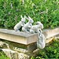 Gaiseeis Saved By A Hare Sculpture Bunny Decor Sculpture Party Decor Gift Rabbit Statue color