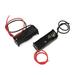 2 Pcs Spring Clip Black Plastic Battery Holder 12V 23A