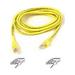 2PK Belkin 7ft Cat6 Snagless Patch Cable Yellow (A3L98007YLWS)