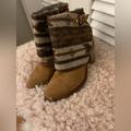 Jessica Simpson Shoes | *Clearance* Fabulous Western Style Fur Lined Jessica Simpson Boots Size 8 | Color: Brown/Tan | Size: 8