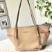 Michael Kors Bags | Authentic Michael Kors Signature Tan Beige Leather Jet Set Tote Classic Original | Color: Brown/Tan | Size: Os