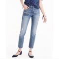 J. Crew Jeans | J Crew Vintage Crop Straight Leg High Waisted Denim Patchwork Jeans Size 31 | Color: Blue | Size: 31