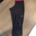 Nike Pants & Jumpsuits | Black, Pink And White Nike Dry Fit Leggings | Color: Black/White | Size: S